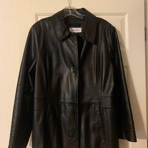 LEATHER Black Size Large Calvin Klein Spring Trend